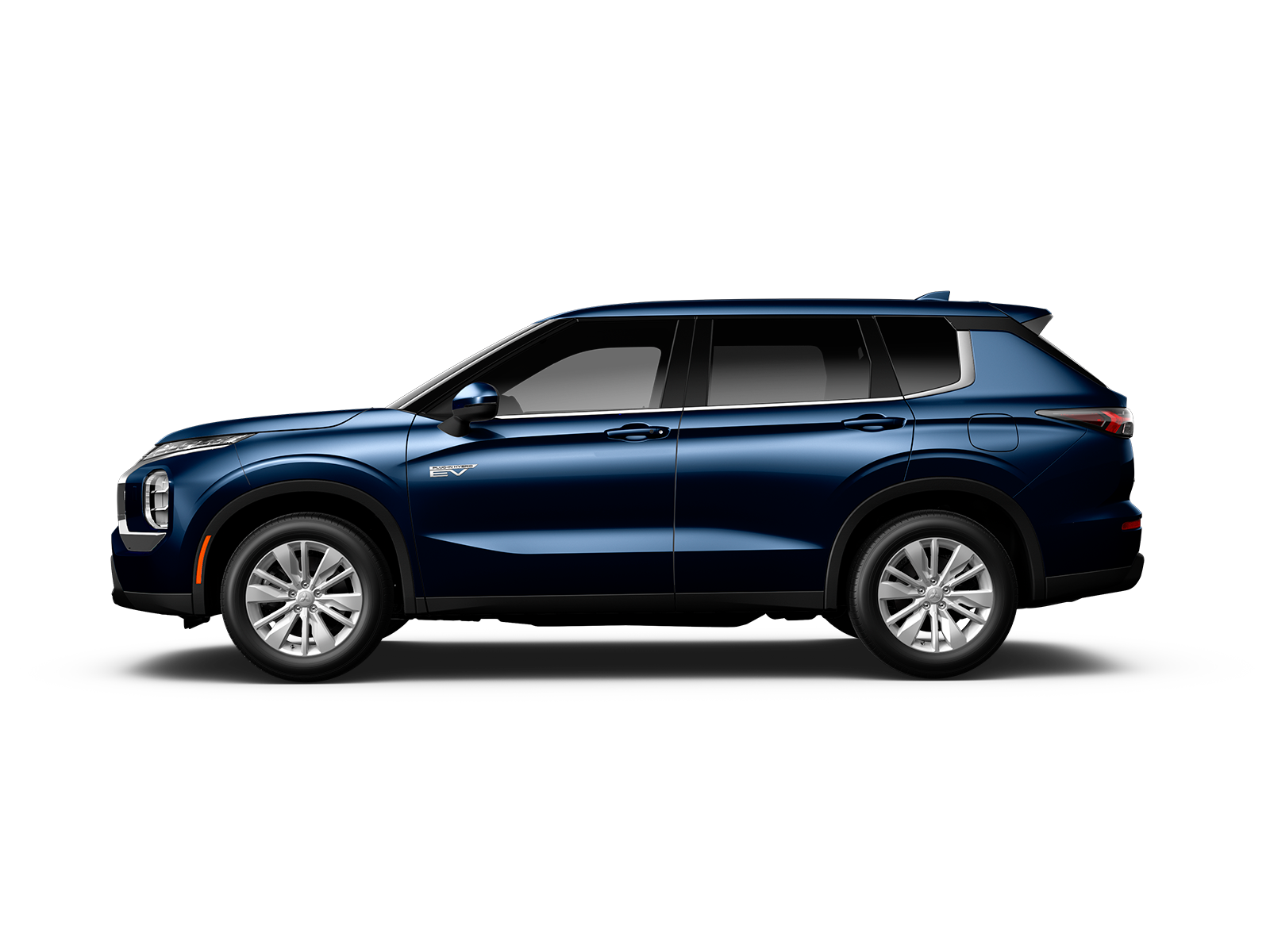 2026 Mitsubishi Outlander PHEV ES S-AWC in Cosmic Blue, side profile