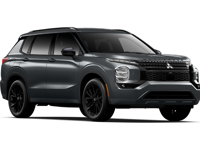 A silver 2024 Mitsubishi Outlander SUV