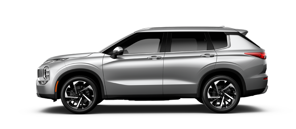 A white 2024 Mitsubishi Outlander SUV