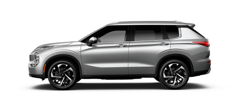 A white 2023 Mitsubishi Outlander SUV