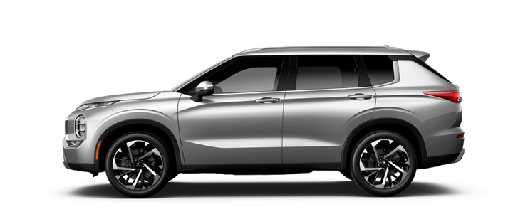 A white 2023 Mitsubishi Outlander SUV