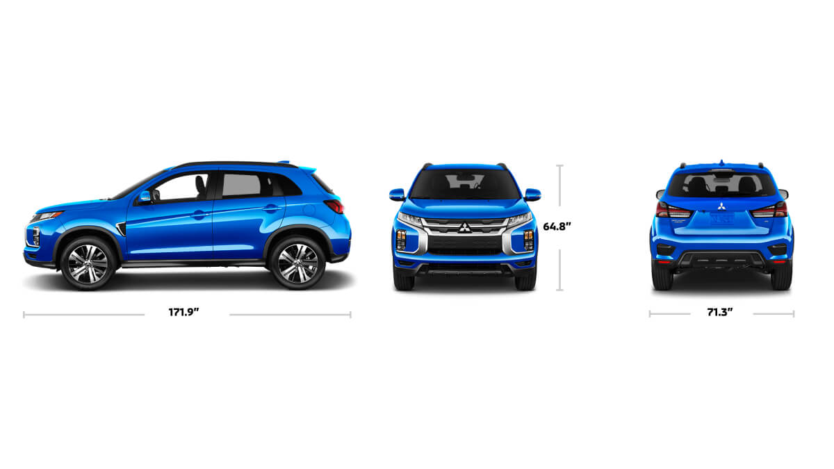 Dimension mitsubishi outlander hot sale phev